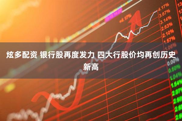 炫多配资 银行股再度发力 四大行股价均再创历史新高