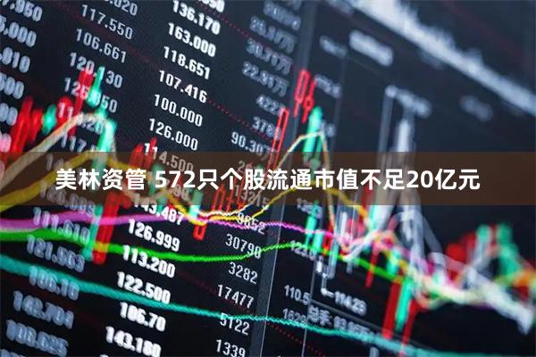 美林资管 572只个股流通市值不足20亿元